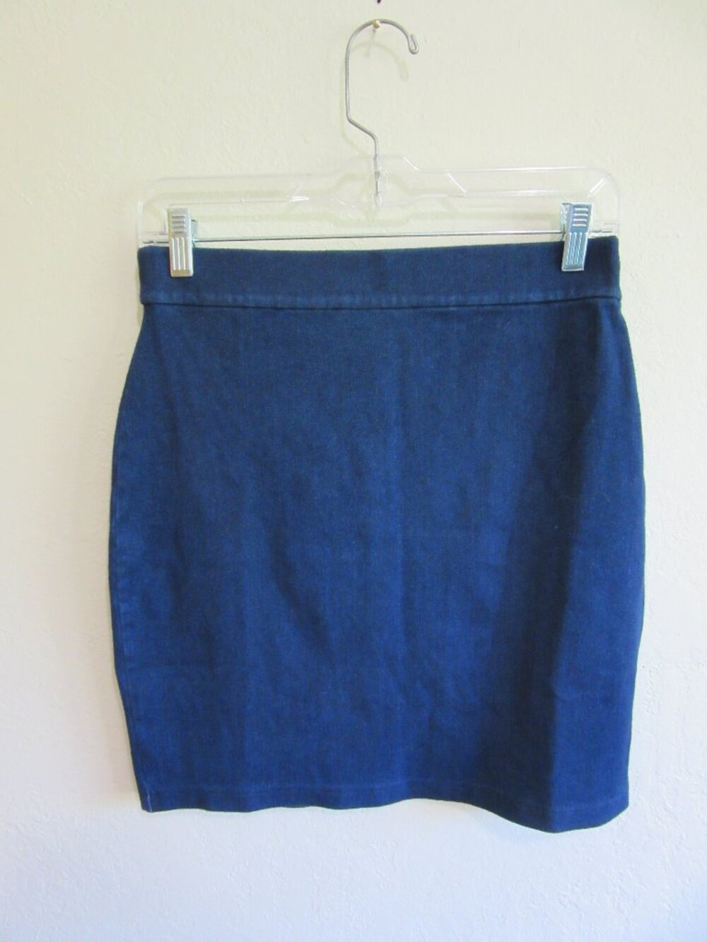 Susana Monaco Dark Blue Denim M Pencil Skirt NWT